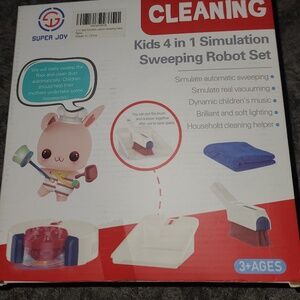 Toy Kids Vacuum, Toy Vacuum Cleaner for Toddler with Lights & Sounds